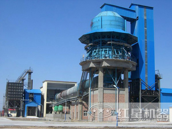 環(huán)保回轉窯現場