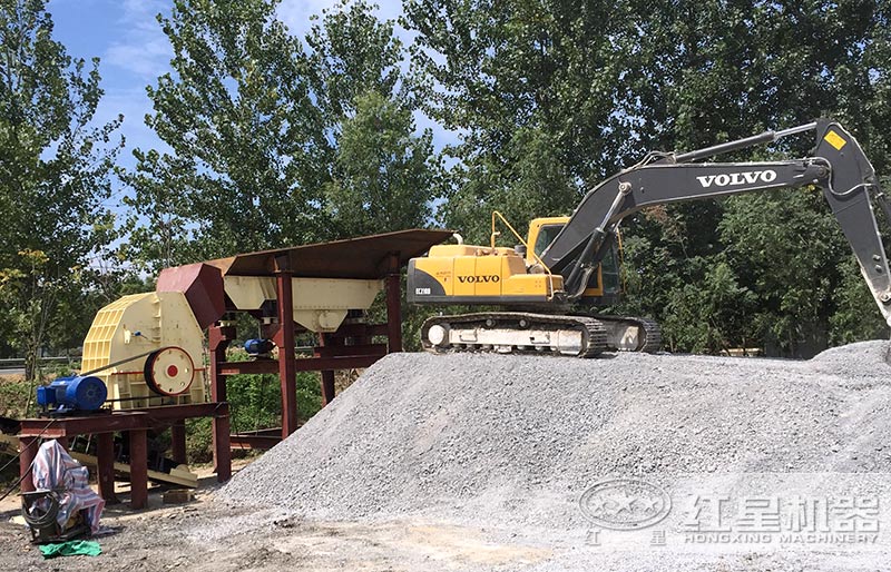 錘式碎煤機作業(yè)現場